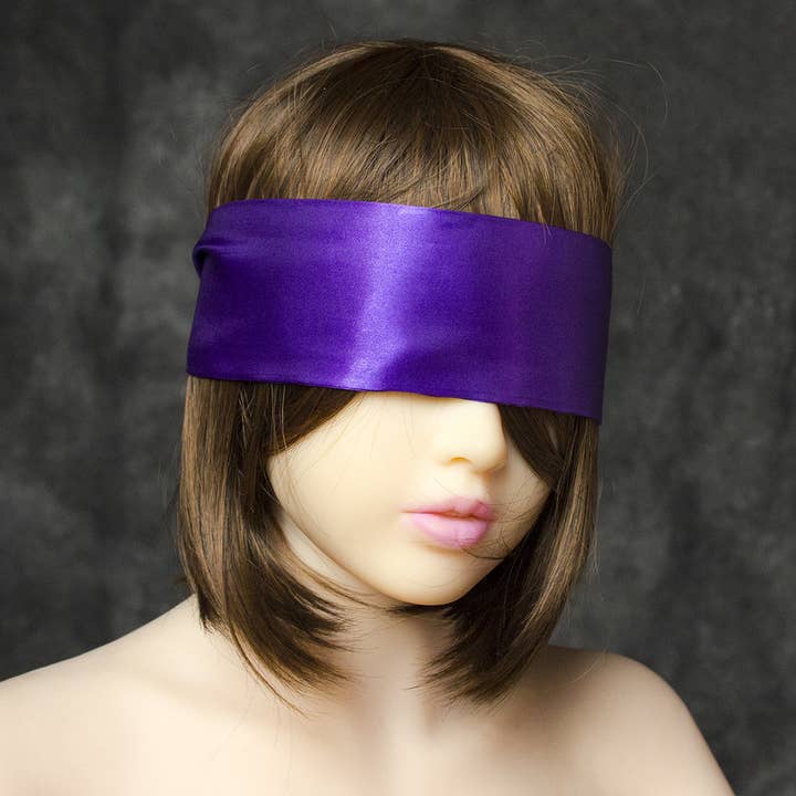 Stylex Party - Wholesale Sex Toy - Satin BlindFold Red Purple Sexy Roleplay Bedroom BDSM3