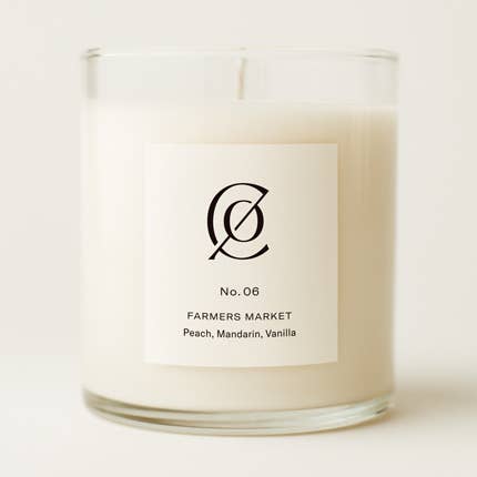 Charleston Candle Co. - Wholesale Pot/gevulde kaars - Nr. 06 Farmer's Market sojakaars0