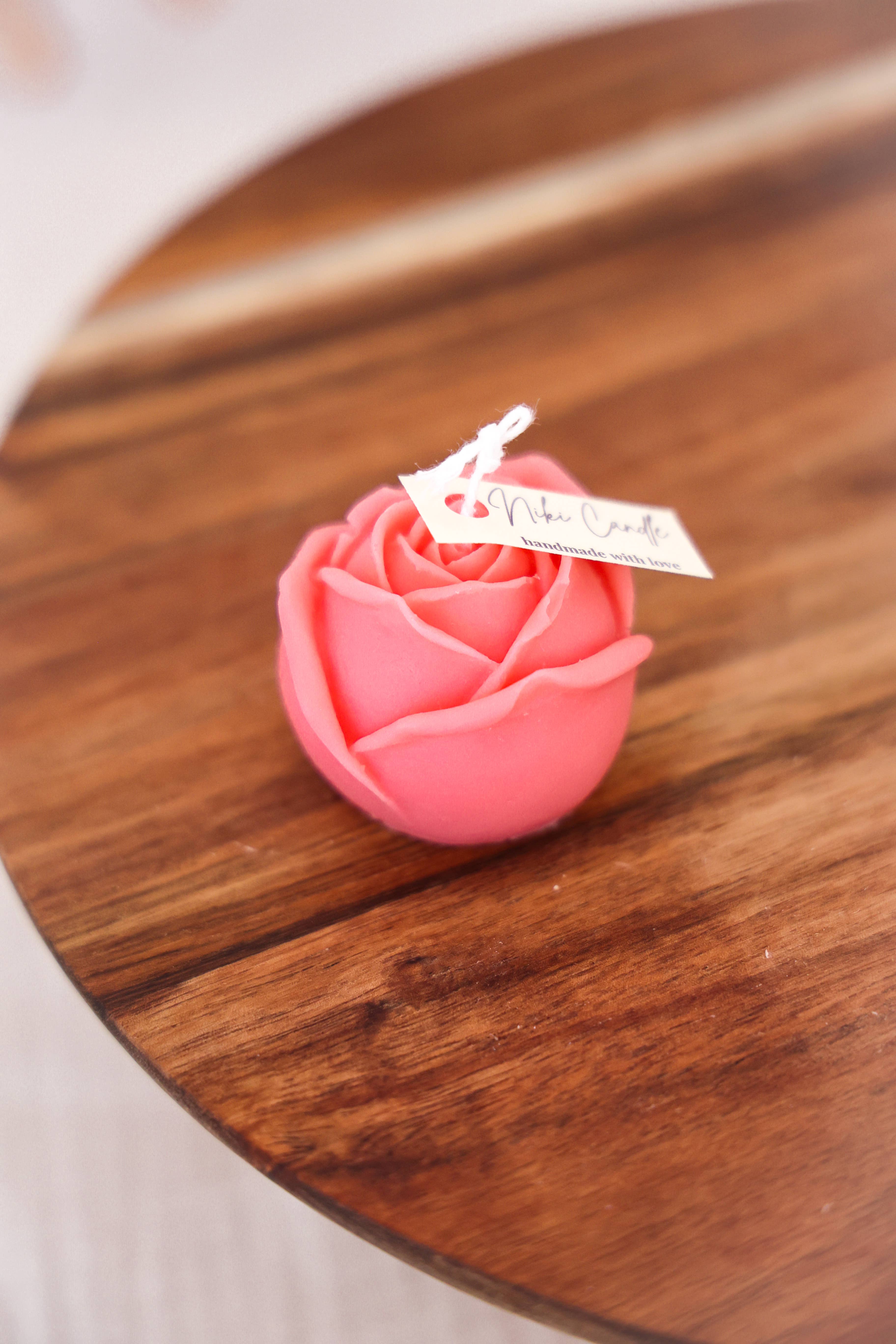 Niki Candle - Wholesale Novelty Candle - rose2