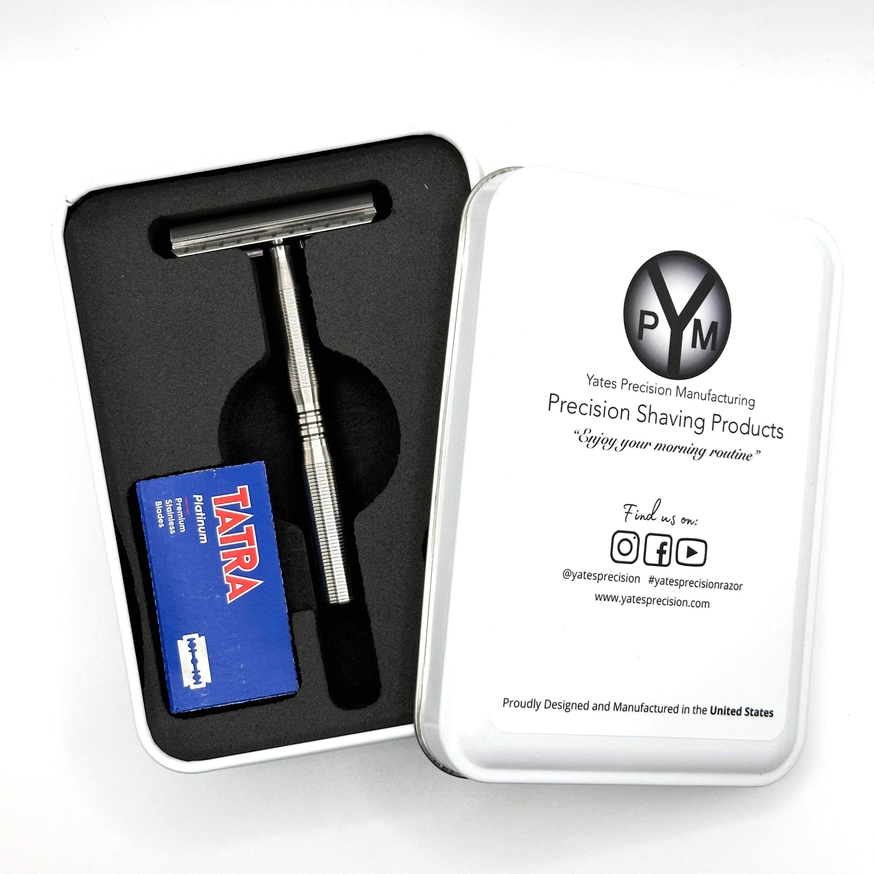 Yates Precision - Vente Rasoir - Rasoir de sûreté en titane ‘Merica6