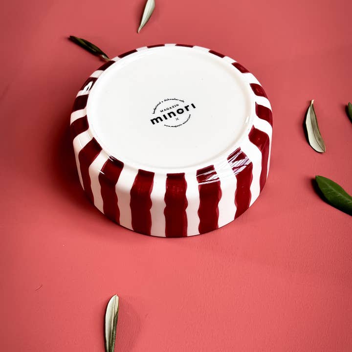 Magazin Minori - Wholesale Bowl - Bowl Stripes - sunset red