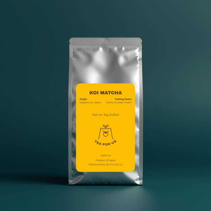 Kagoshima First-Harvest Koi Matcha 1kg for wholesale by Tea For Us