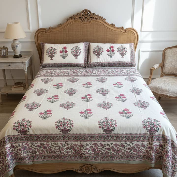 Thread To Form - Wholesale Sheet Set - Everbloom Bed Sheet Set2