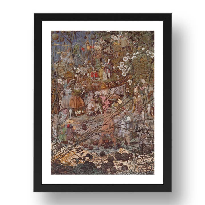 Le coup de maître du fendeur de fées par Richard Dadd, Affiche d'art encadrée pour la vente par PERIOD PRINTS