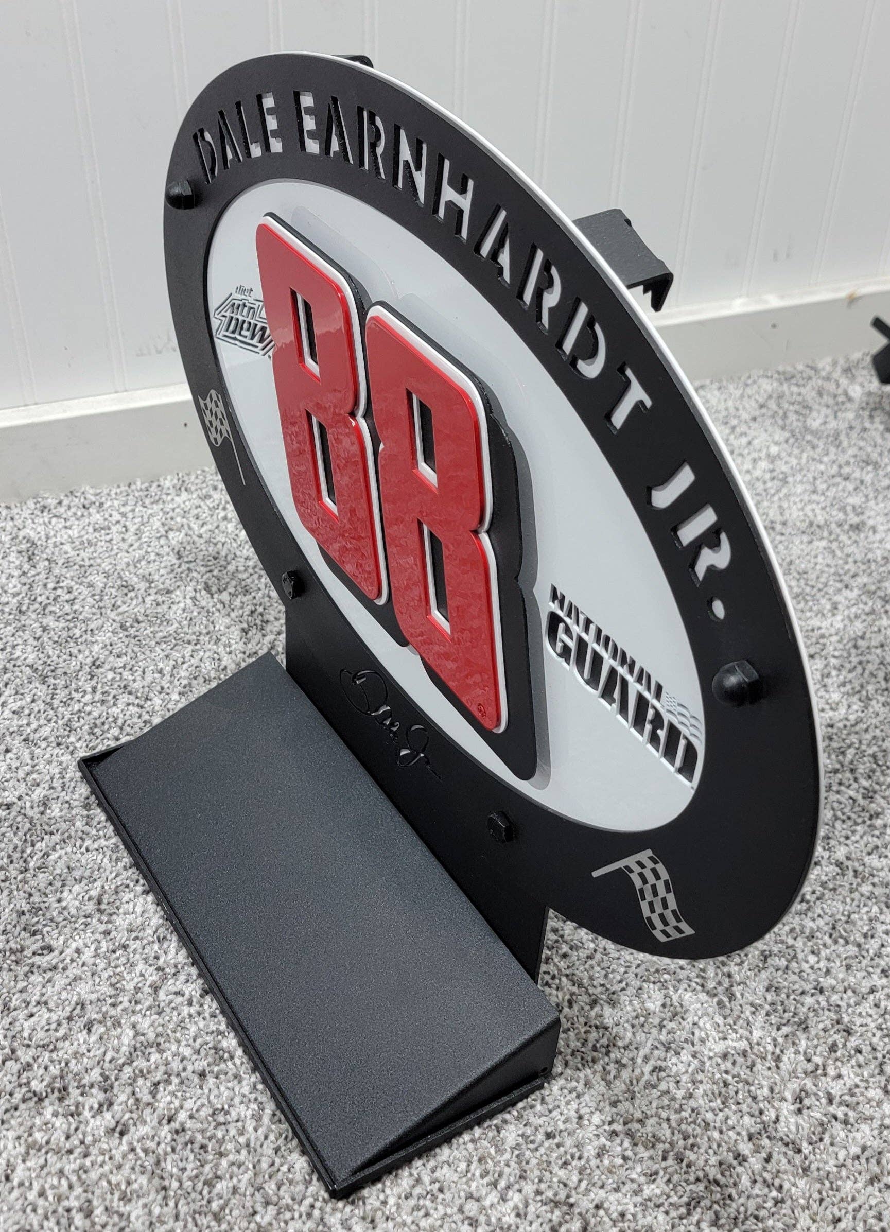 Premier Metal Art - Wholesale Sign - Dale Earnhardt Jr. #88 Oval 3D Premier Metal Diecast Display14