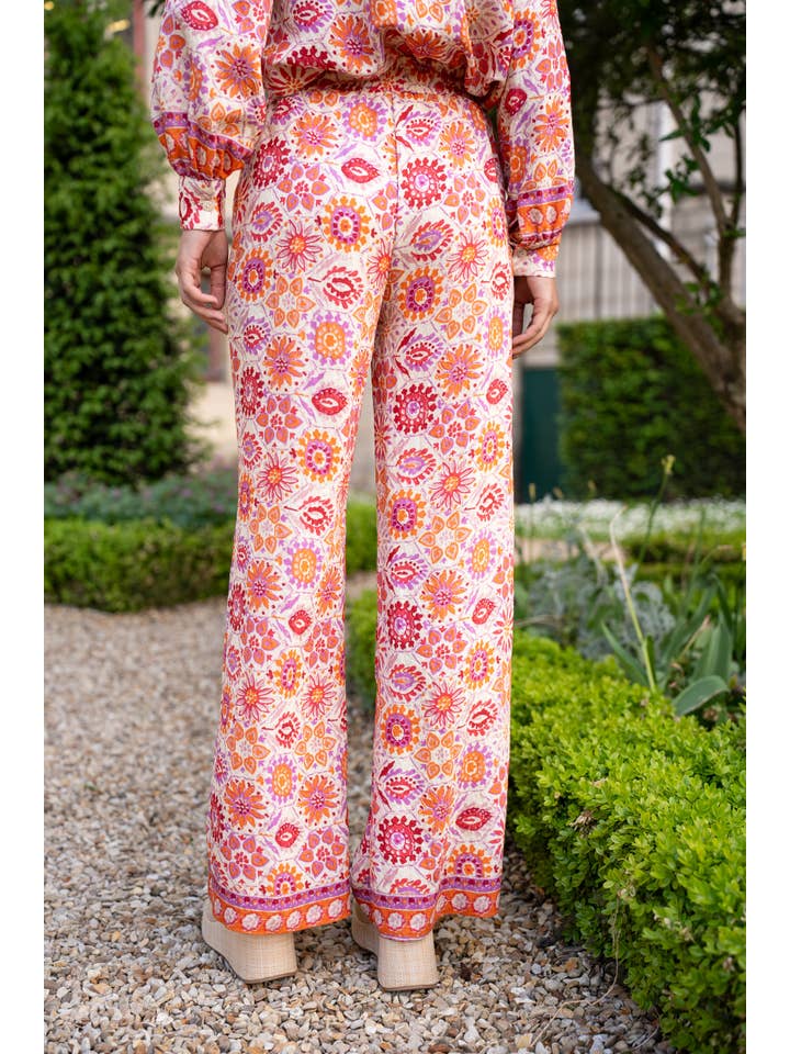 CHOKLATE PARIS - Wholesale Pants - Women's - Ethnic print pants - CK08183-918