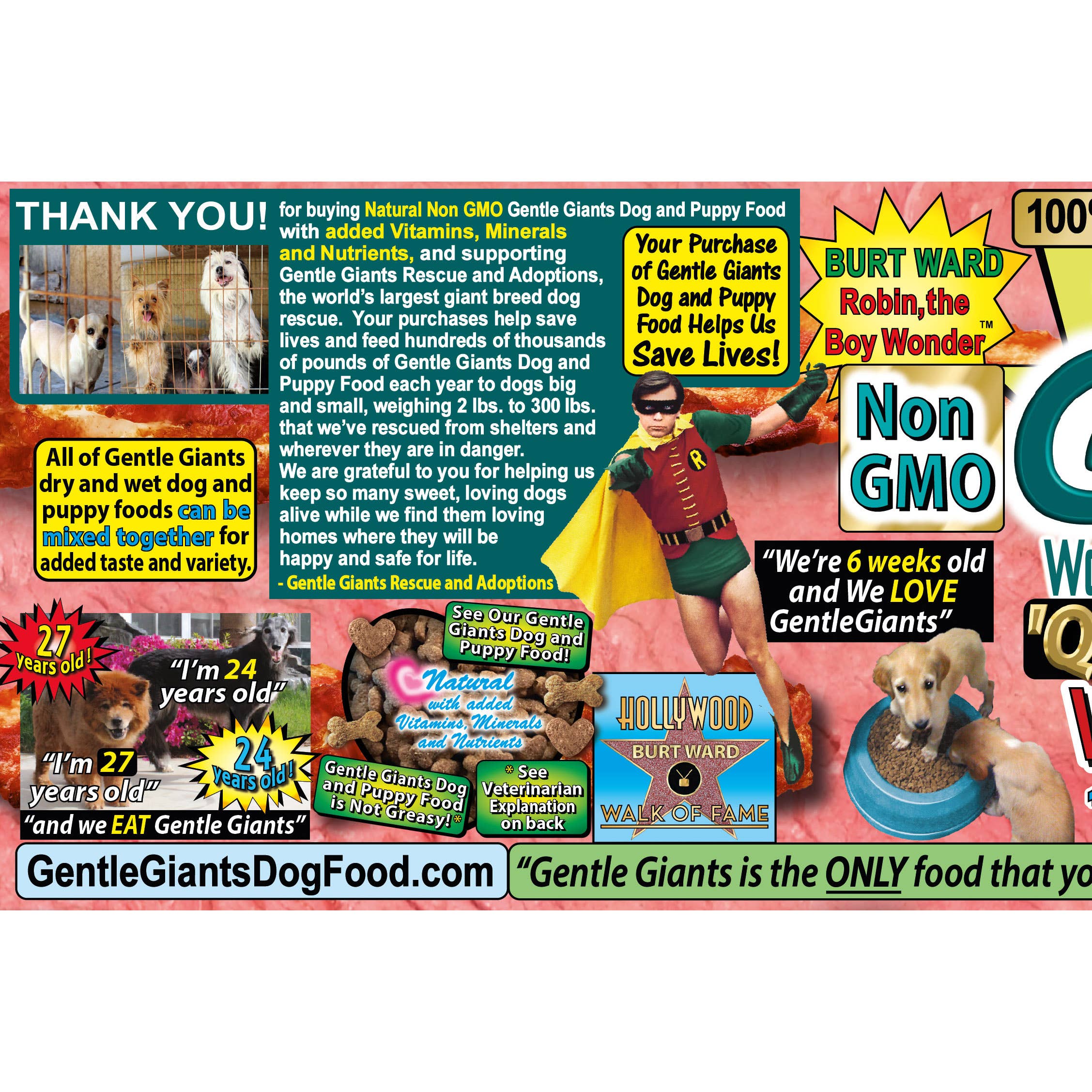 Gentle Giants Products - Wholesale Pet Food - Dog - 24 lb Gentle Giants Beef & Bacon Natural Non-GMO Dog & Puppy7
