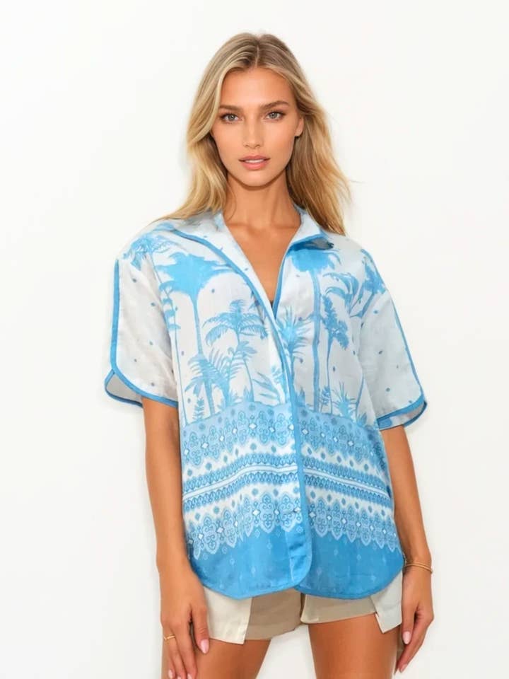 Cabana Shirt - Palma | Cotton for wholesale by Baliawear