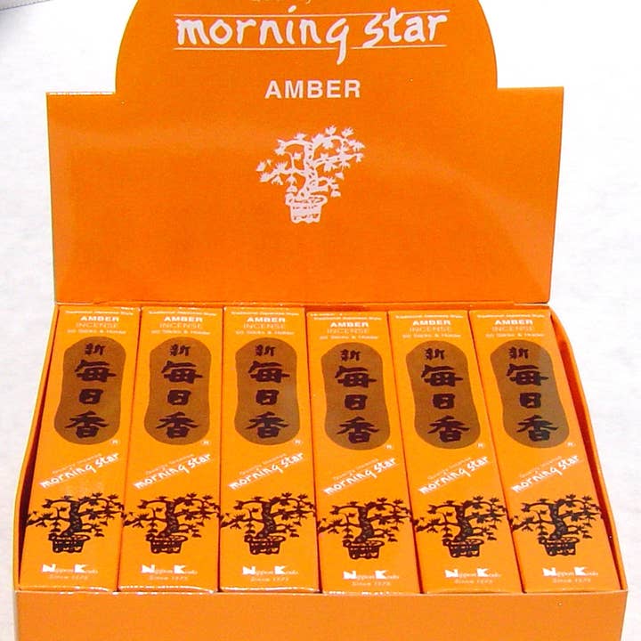 Morning Star Small - Amber for wholesale by The Incense Sampler Works