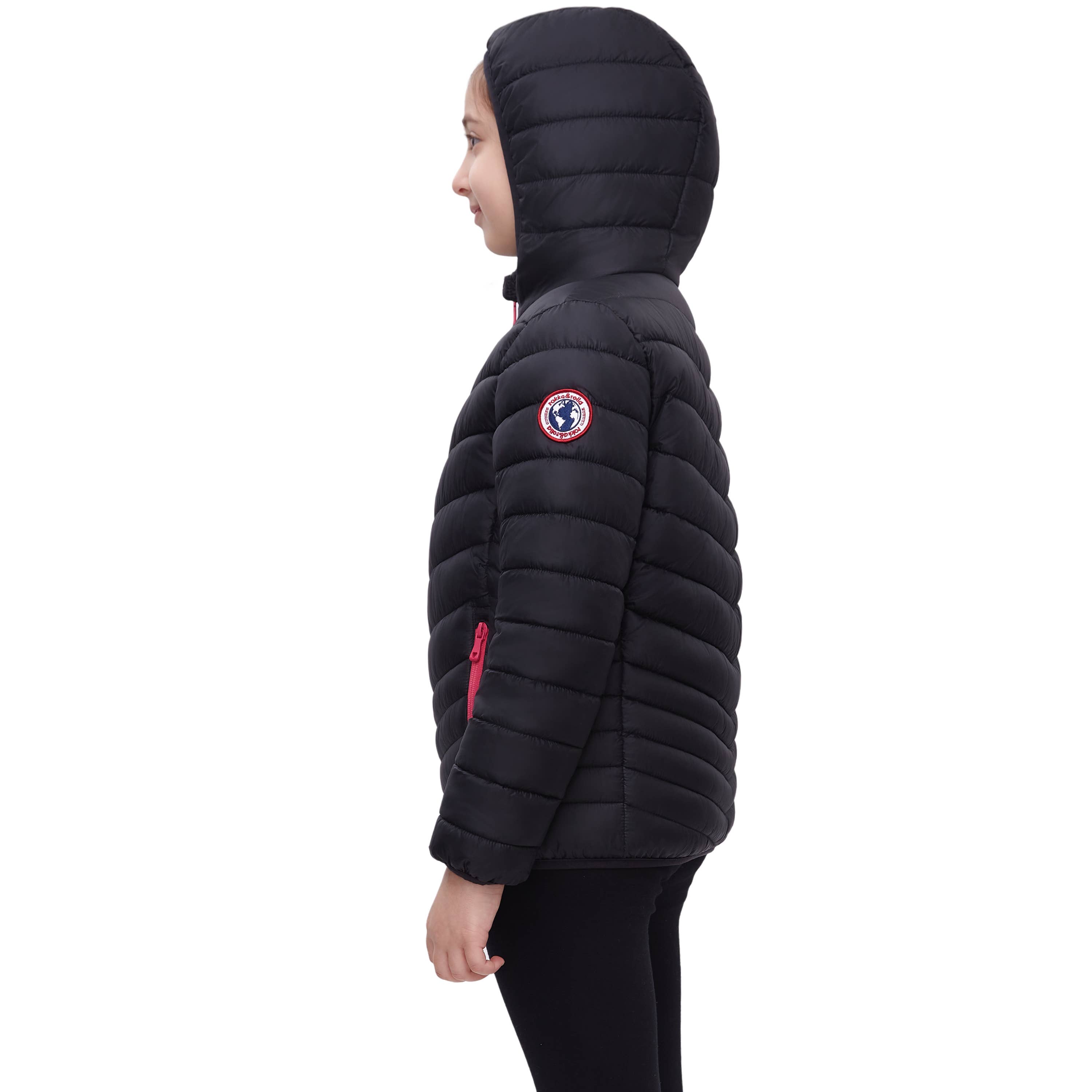 Rokka & Rolla - Wholesale Puffer Jacket - Kids - Girls' Reversible Light Puffer Jacket Coat31