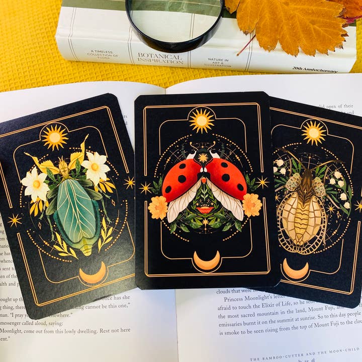 Split Moon Studios - Wholesale Art Print - A Set of Insect Art Prints - A6 Post Card Size - Artprint23