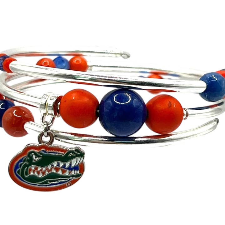 Alumni - Pulseira Enrolada Gators por atacado de WildIce Jewelry