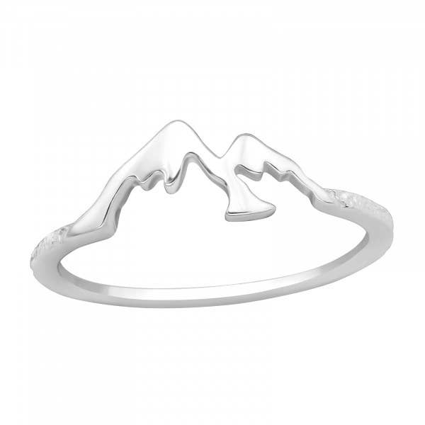 Maven - Wholesale Band/Stacked Ring - 'Mountain Range' sterling silver ring