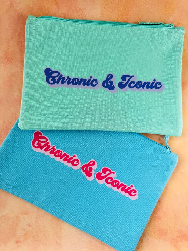 Chronic & Iconic Pouch for wholesale by Twisted Funky Soul
