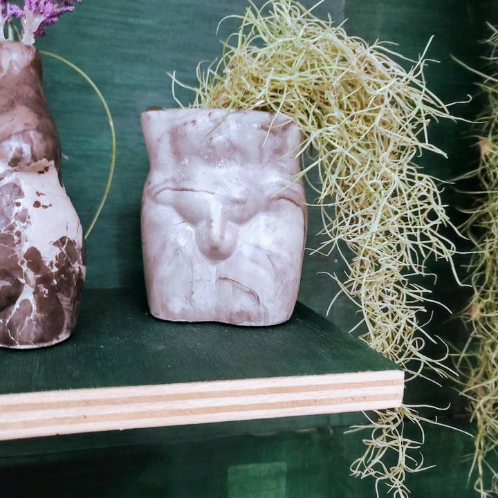 Geoform Designs - Wholesale Plant Pot - Concrete Man Body Statue Pot | Penis Planter | Pen Holder