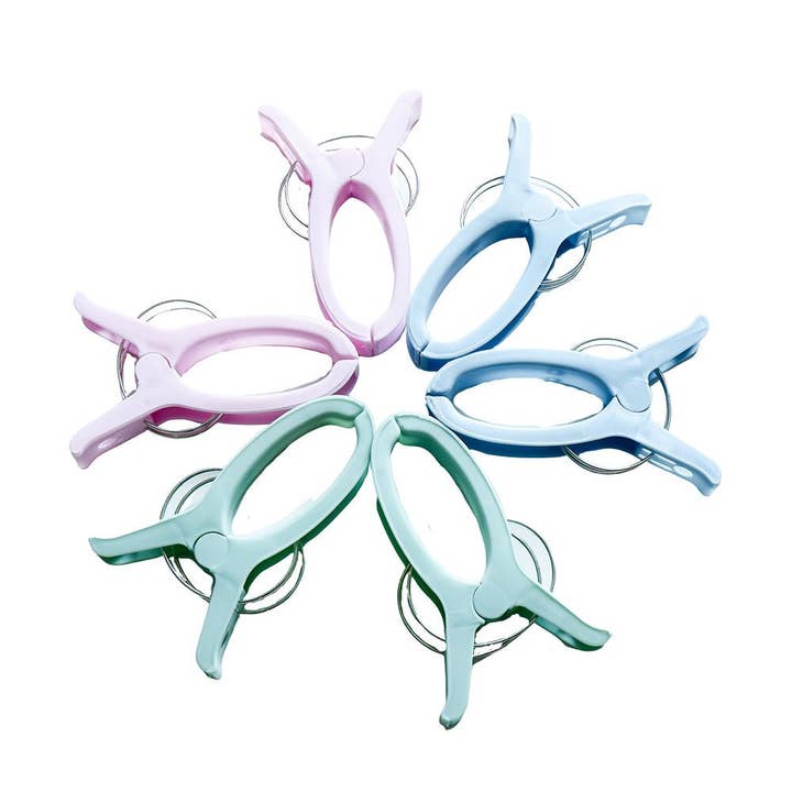 Madam Sew - Wholesale Craft Tool - Extra Large Jumbo Quilting Clamps - 6-Pack for Fabric and Cr