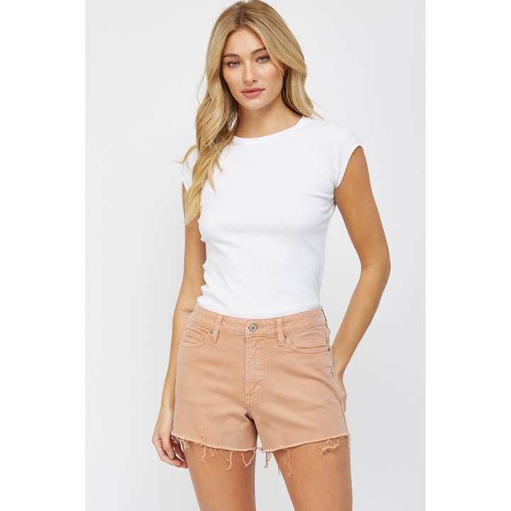 HIGH RISE VINTAGE SHORTS for wholesale by Mica Denim