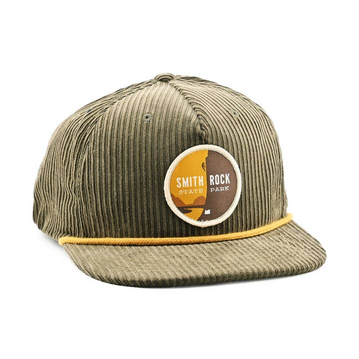 Smith Rock Corduroy Hat for wholesale by Patchmarks