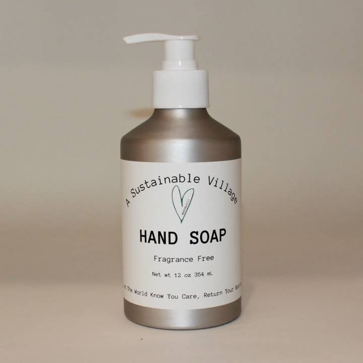 HAND SOAP Fragrance Free for wholesale by A Sustainable Village
