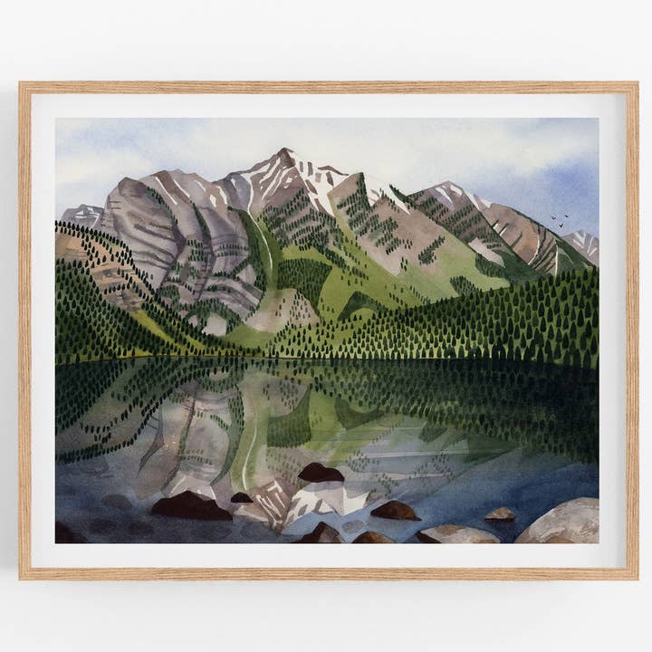 Stampa artistica Grand Tetons per la vendita all'ingrosso da parte di May We Fly