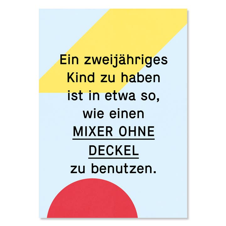 zeggen ansichtkaart blender voor wholesale door Kleine Prints