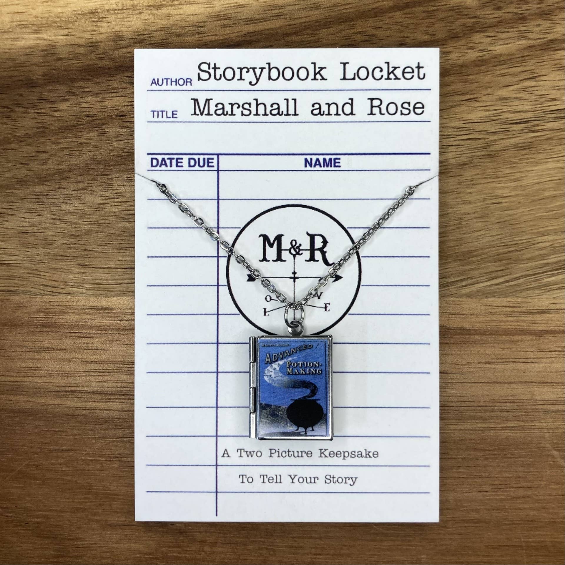 Marshall and Rose - Wholesale Locket necklace - Book Locket Harry Potter - Advanced Potion Making