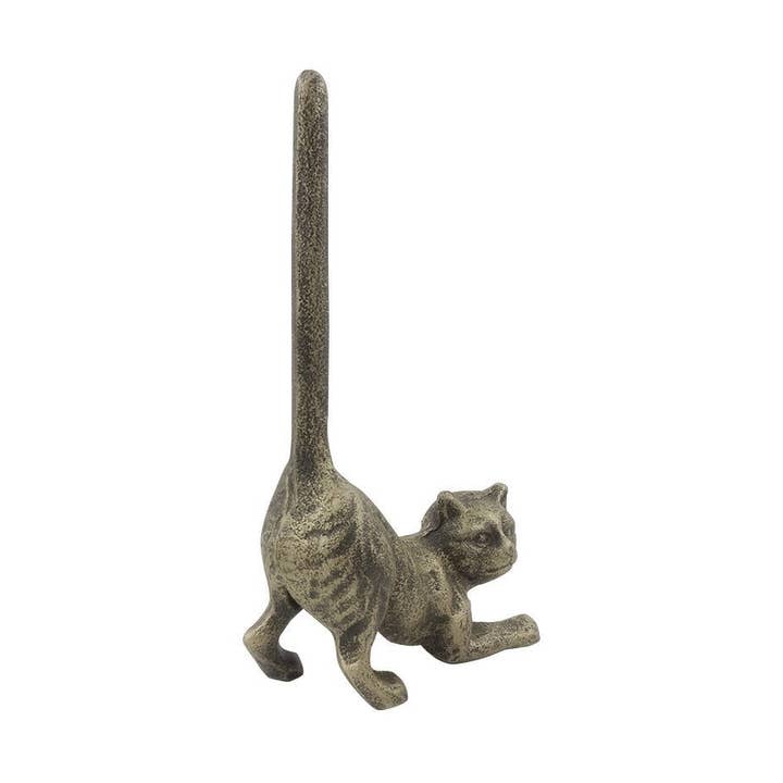 Porte-essuie-tout en fonte d'or rustique 10" pour la vente par Hampton Nautical