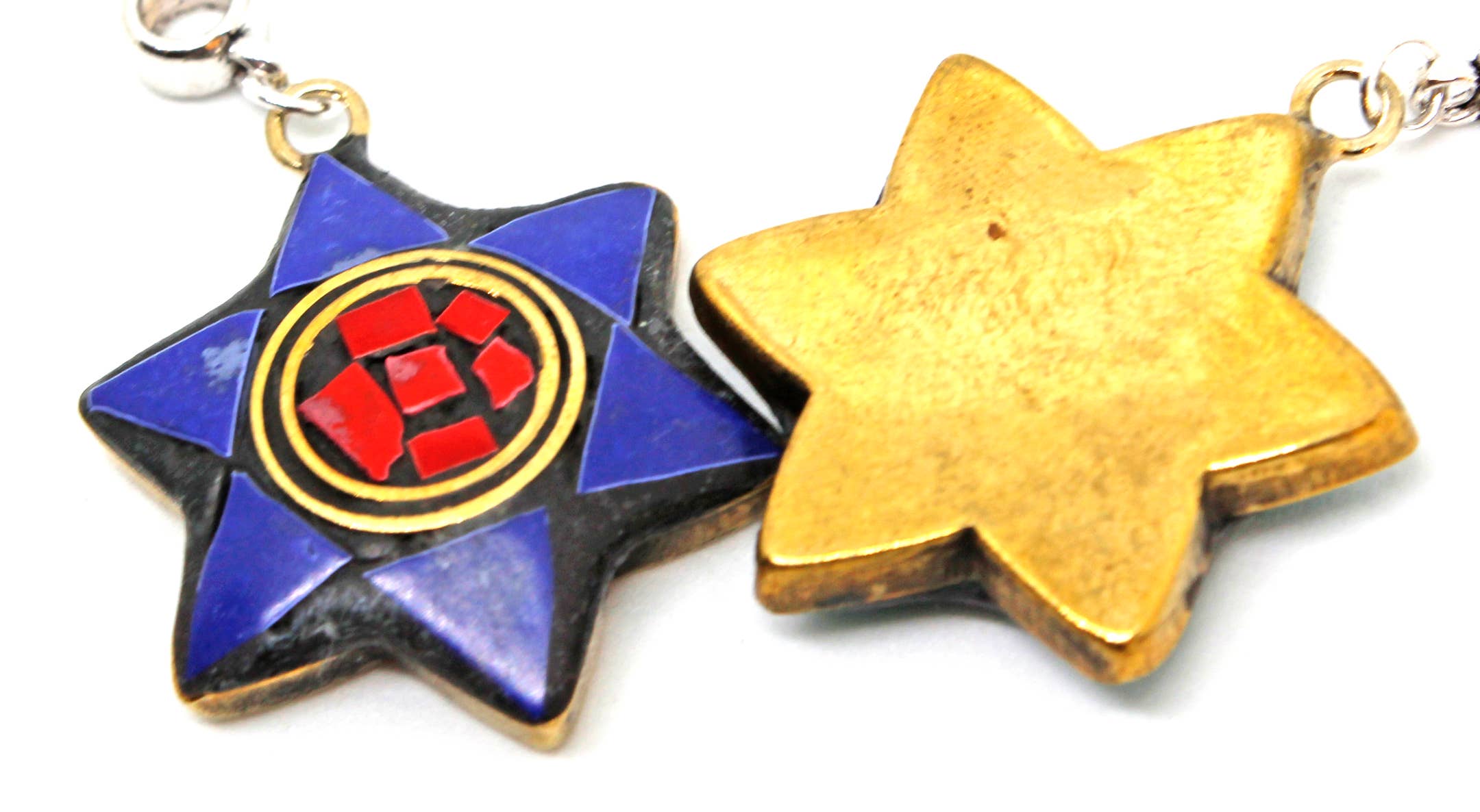 Sea Ranch Jewelry – wholesale Pendant/charm necklace – MT11D Judaica Star of David Nepal Brass Pendant Necklace Jewish4