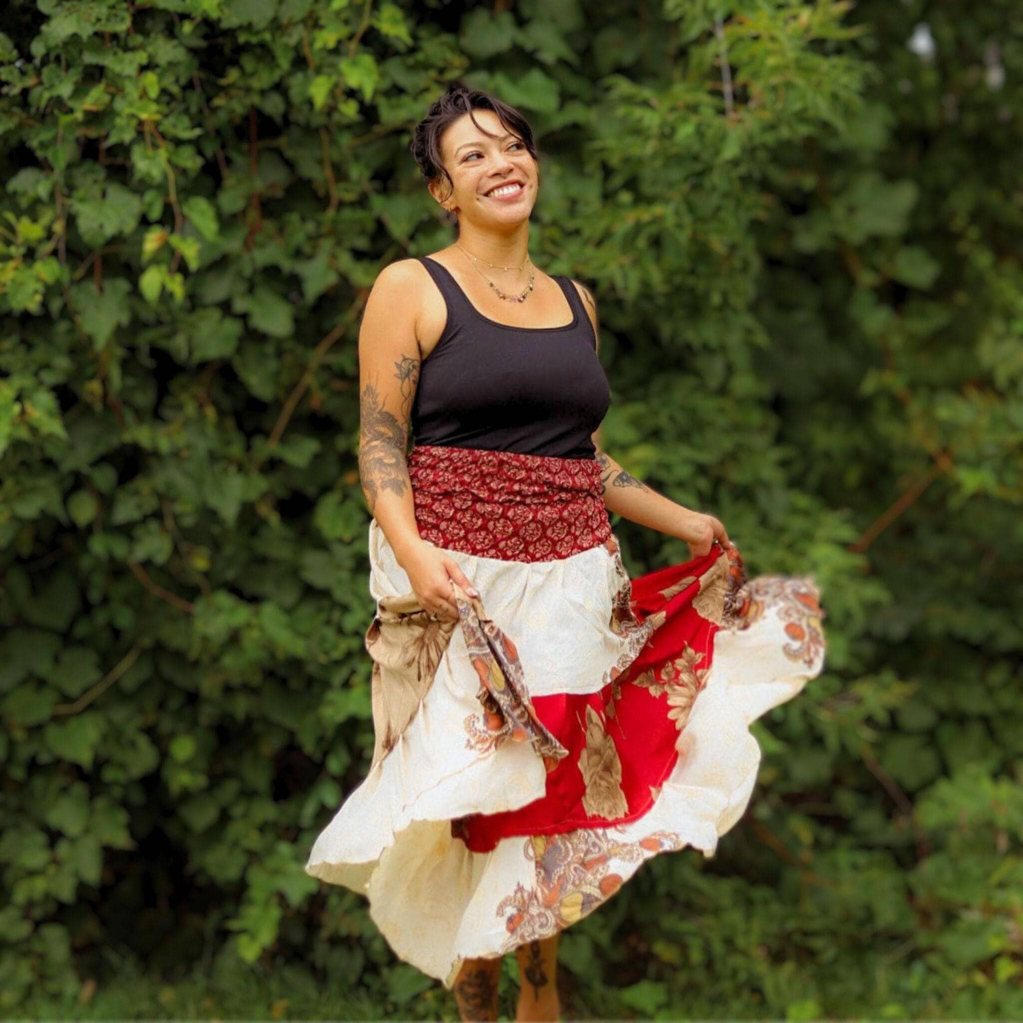 Darn Good Yarn - Wholesale Dress - Women's - Sedona Patchwork Dress0