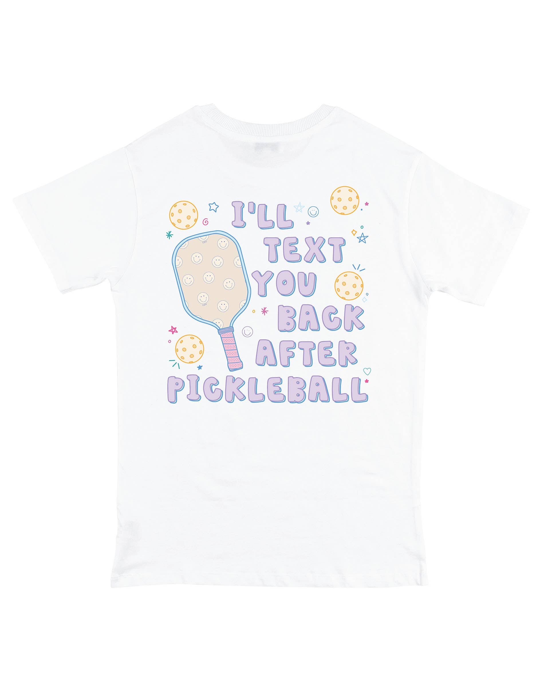 Callie Danielle - Wholesale T-shirt met print - Dames - Pickleball - Callie Tee - Wit2