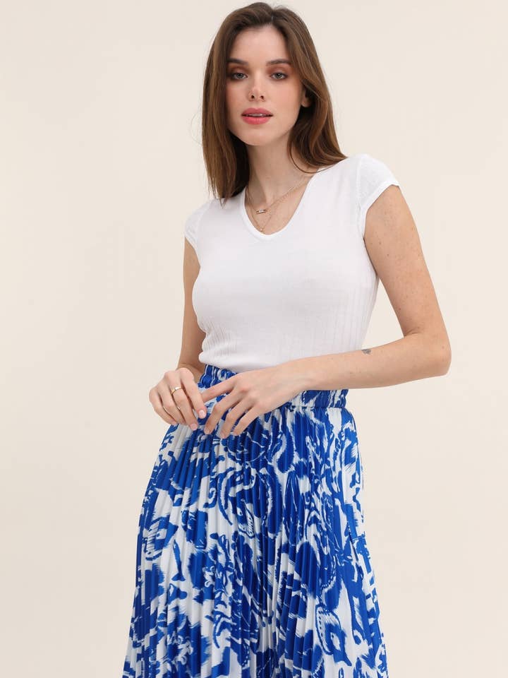 T-shirt in maglia fine - 1021 per la vendita all'ingrosso da parte di CHOKLATE PARIS