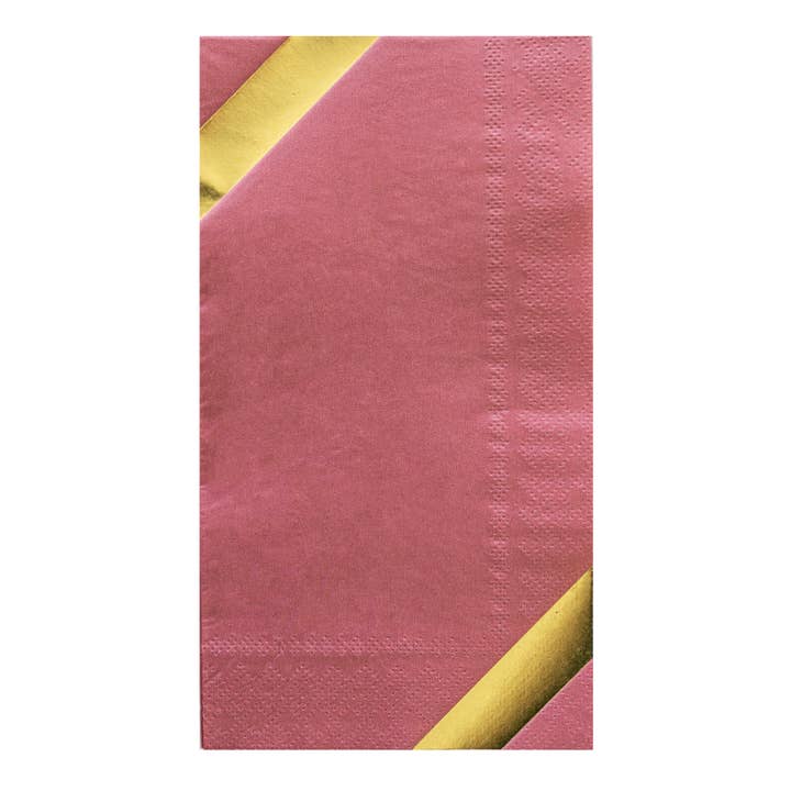 Mauve-elous guldfolie gæst servietter - 16 Pk. for engroshandel hos Jollity & Co. + Daydream Society
