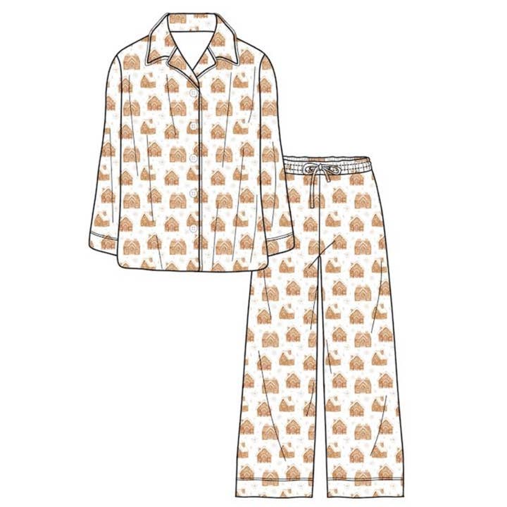 Pyjama en bambou pour femmes Ginger Cottage pour la vente par Sweet P Baby Co.