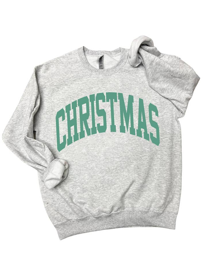 Christmas Varsity Sweatshirt for wholesale by Wild Kard Vintage