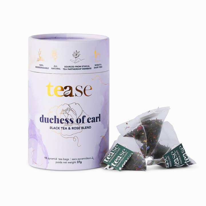 Tease | Wellness Tea Blends + Accessories - Wholesale Tea Bags - Duchess of Earl | Creamy Earl Grey Black Tea For Energy2