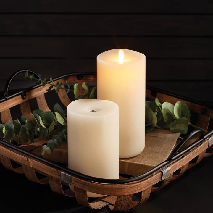 Napa Home & Garden - Wholesale Flameless Candle - Lightli Wick To Flame Pillar 4" X 7"1