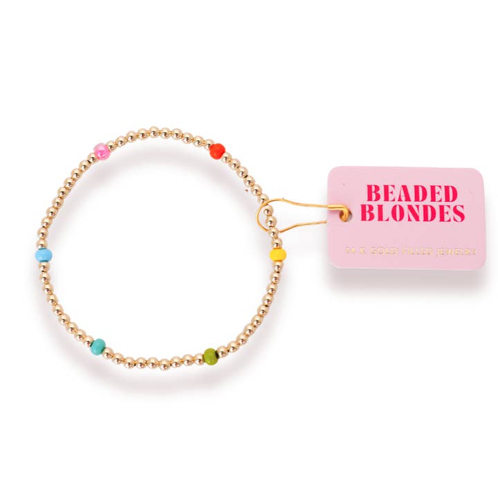 Beaded Blondes - Wholesale Beaded Bracelet - Confetti Poppi Bracelet