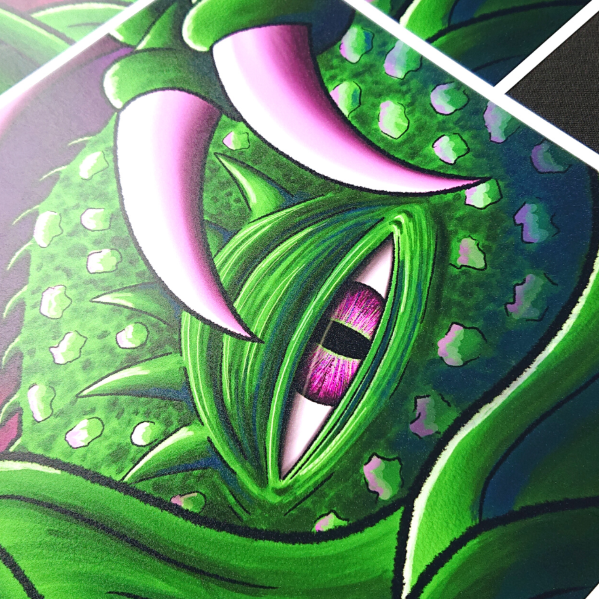 Hannah Kate Makes - Wholesale Art Print - Hibernate Art Print - Creepy Sea Creature2