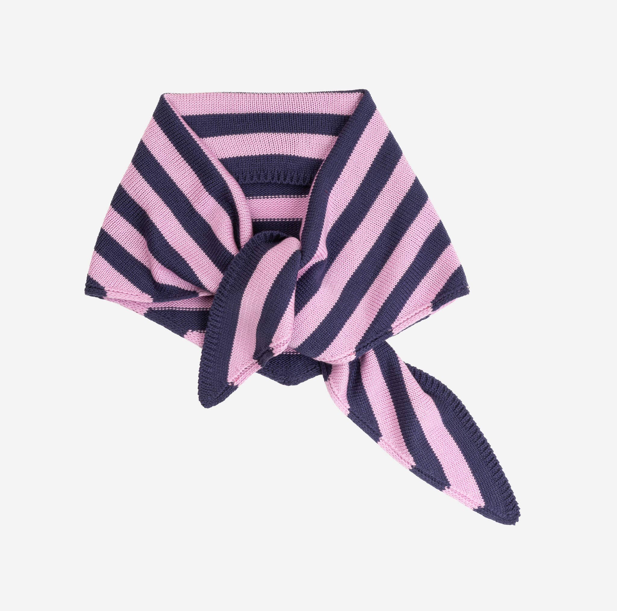 VERLOOP | knits - Wholesale Scarf - Women's - Simple Stripe Triangle Scarf3