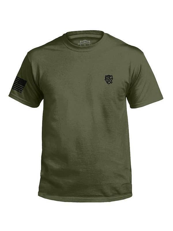 Shield Republic - Wholesale Screen printed t-shirt – Men′s - Firearm Flag1