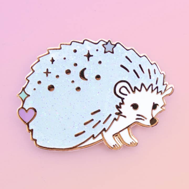 Magical Hedgehog Enamel Pin for wholesale by Joy Addict