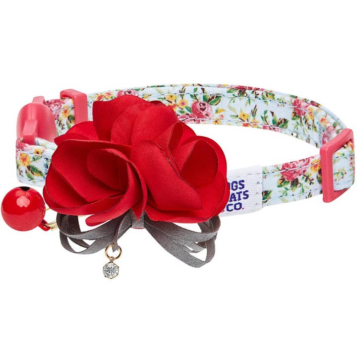 Blueberry Pet - Wholesale Pet Collar - Cat - Dogs & Cats & Co. A Scent of Spring Balloon Flower Cat Collar