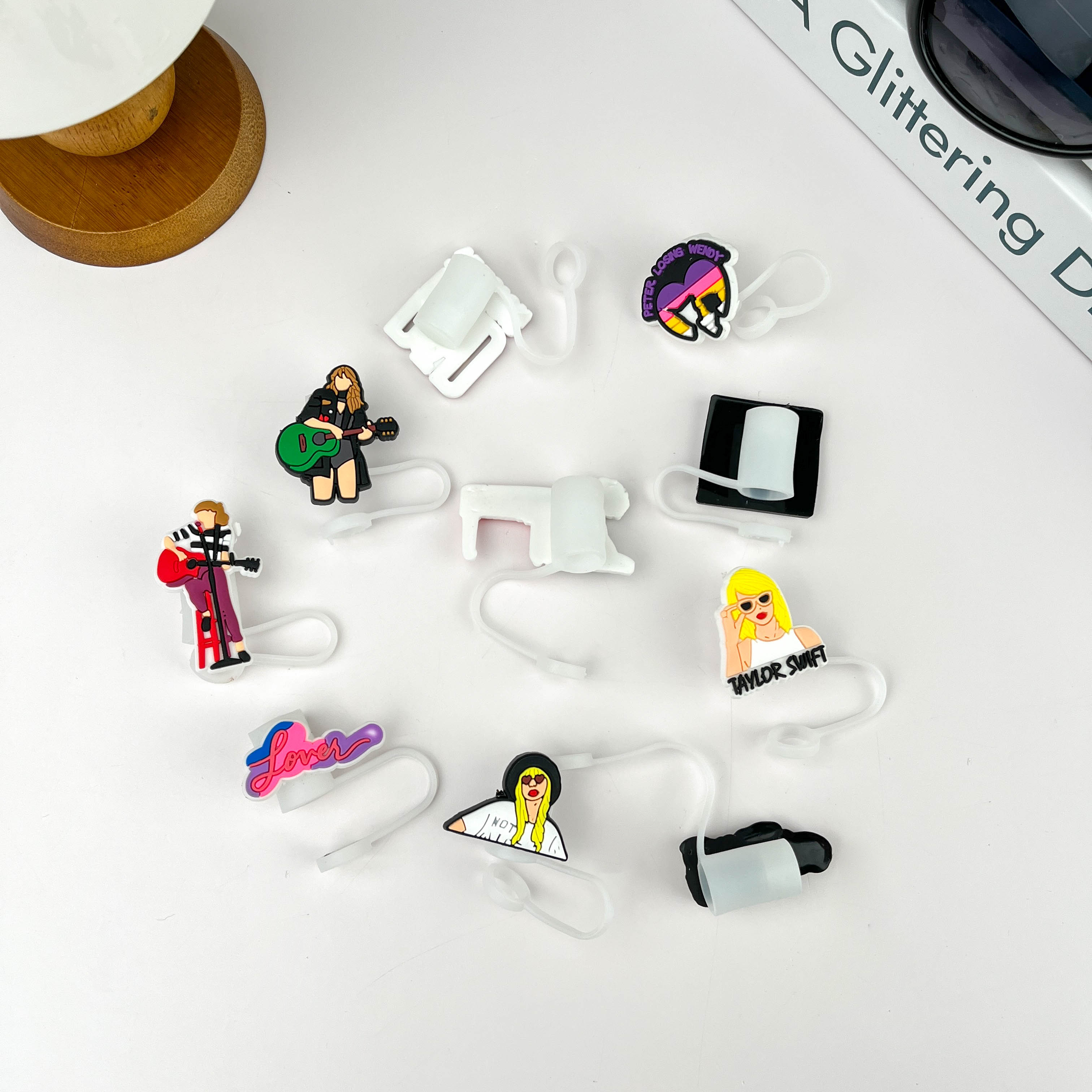 SoapElenGlen - Vendita all'ingrosso Cannuccia - Simpatico topper in cannuccia Taylor10