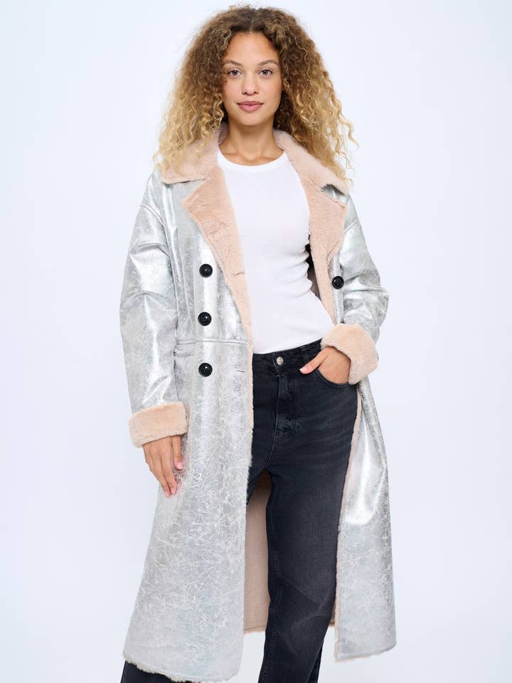 LB706L1: Lunar Frost Longline Coat for wholesale by Coalition Apparel Inc