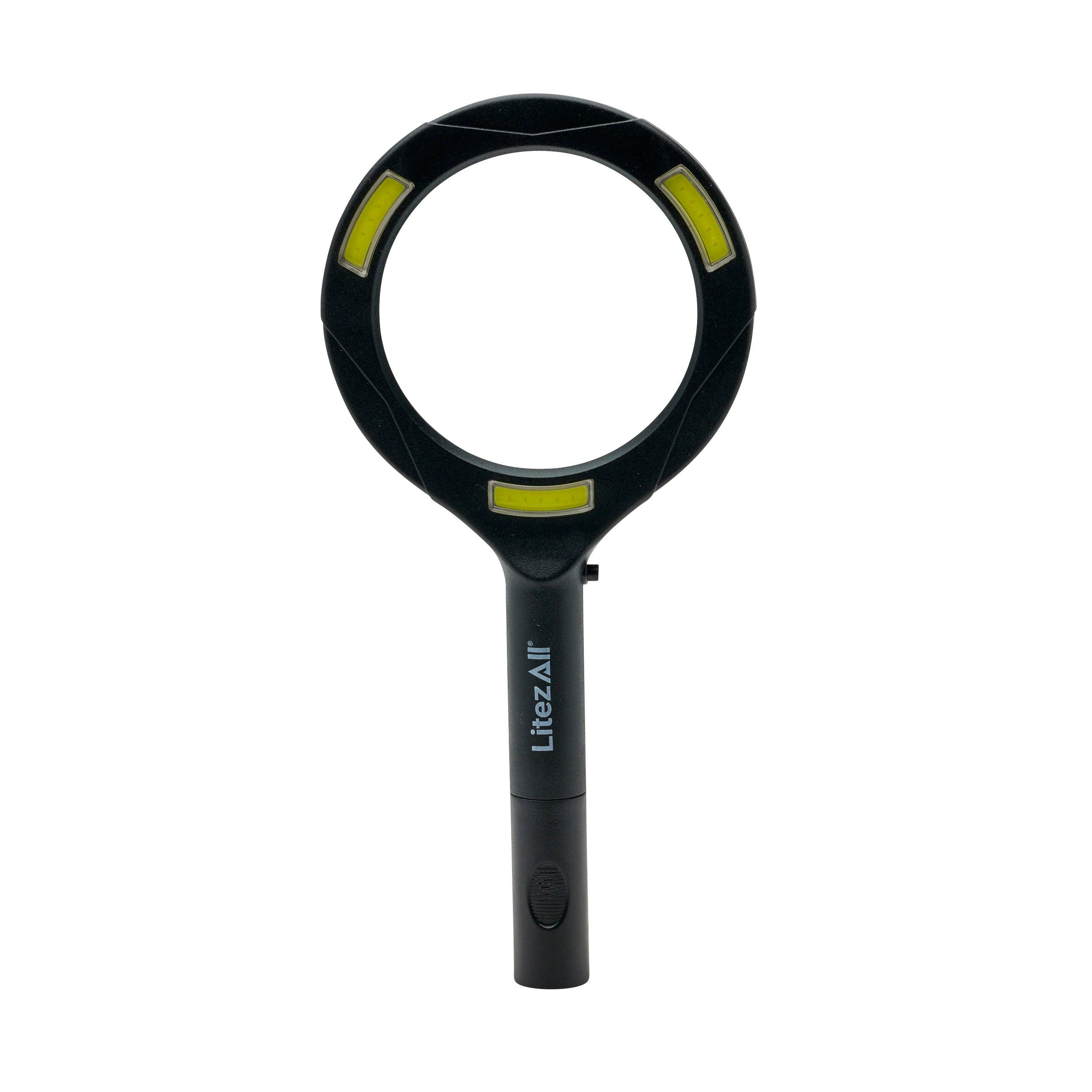 LitezAll - Wholesale Magnifying Glass - LitezAll COB LED Lighted Hand Held Magnifying Glass49