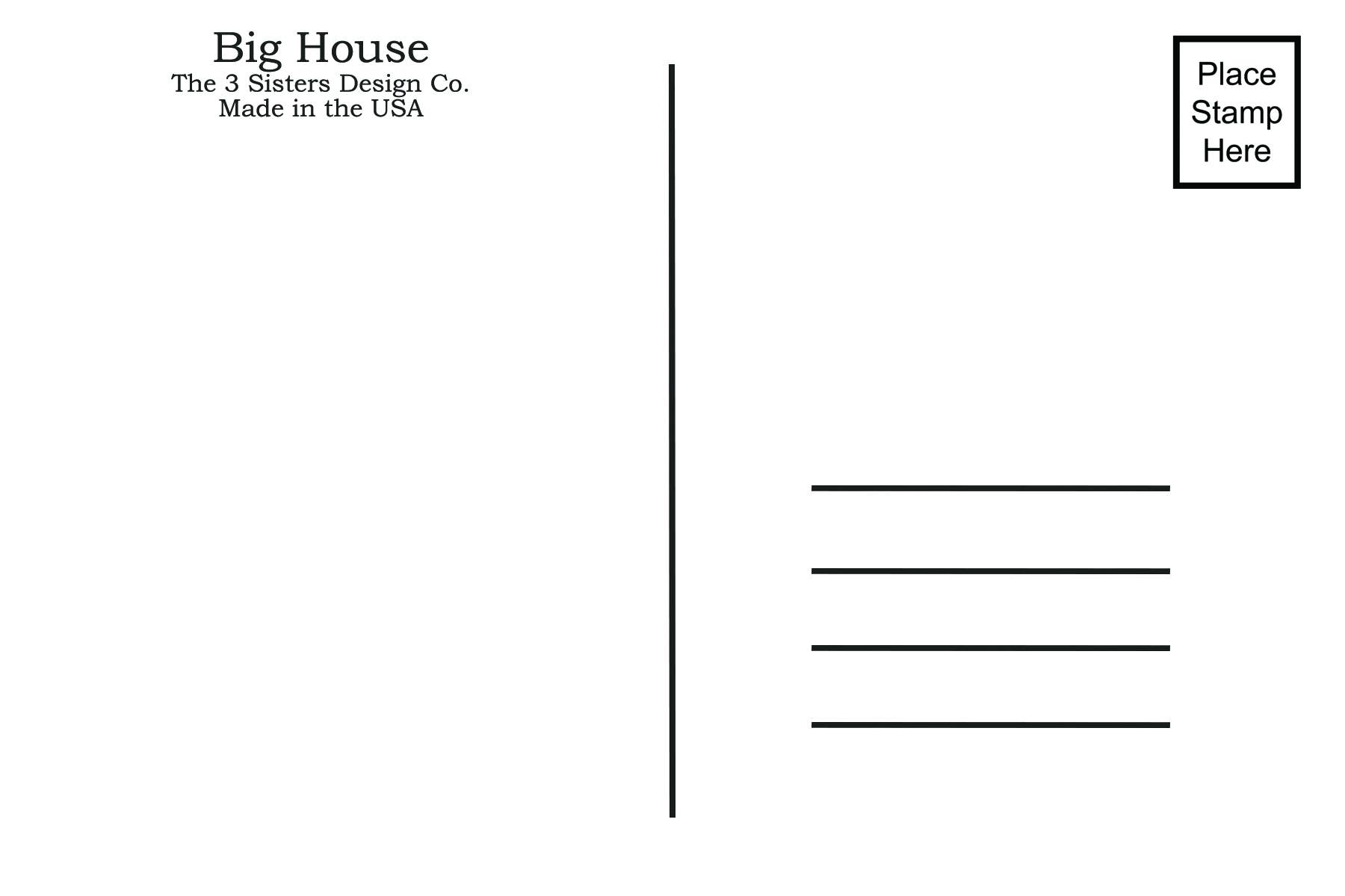 The 3 Sisters Design Co. - Wholesale Ansichtkaart - BIG HOUSE Ansichtkaarten, Kinderen zijn als pannenkoeken...1