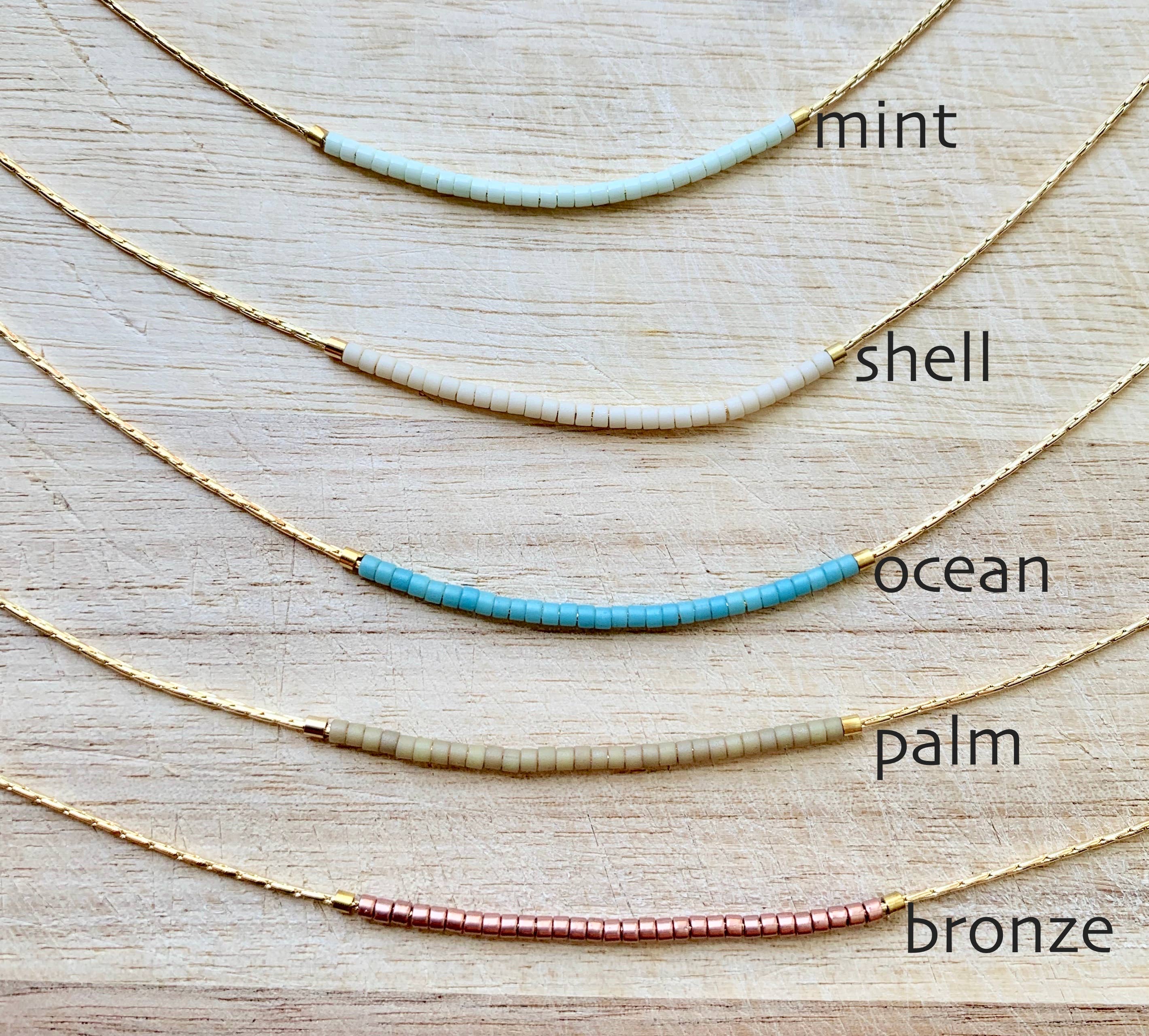 Ocean Breakup – wholesale Pärlband/Pärlhalsband – Tunt minimalistiskt halsband1
