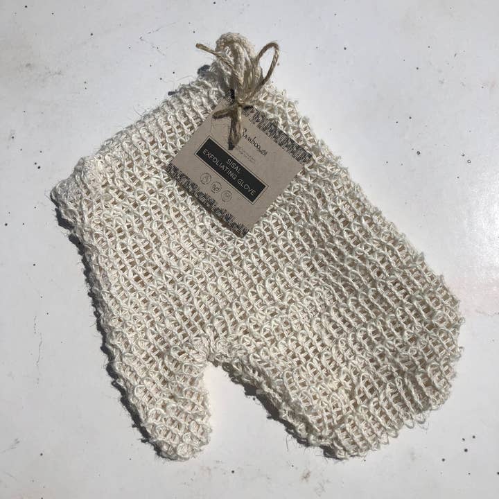 Bamboo Switch - Wholesale Exfoliating Gloves/Mitts - Sisal Exfoliating Shower Glove | Skin Care Bestseller | Gift5