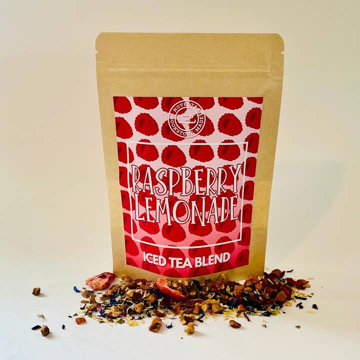 Mélange pour thé glacé - Tisane limonade à la framboise pour la vente par NovelTea Bookstore & Gifts