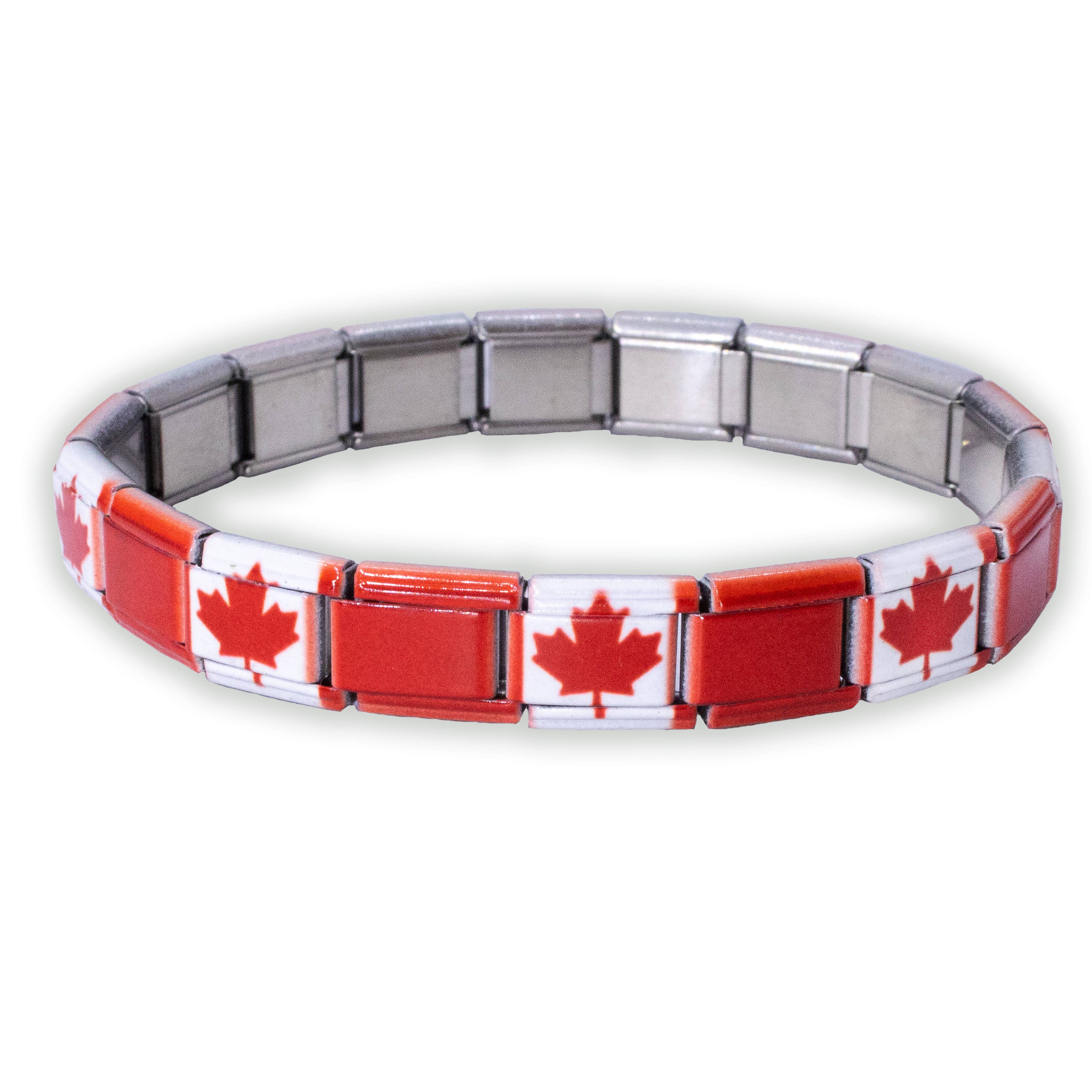 Natalia - Wholesale Charm/Dangle Bracelet - Italian Charm Bracelet Flags - Link Jewelry22